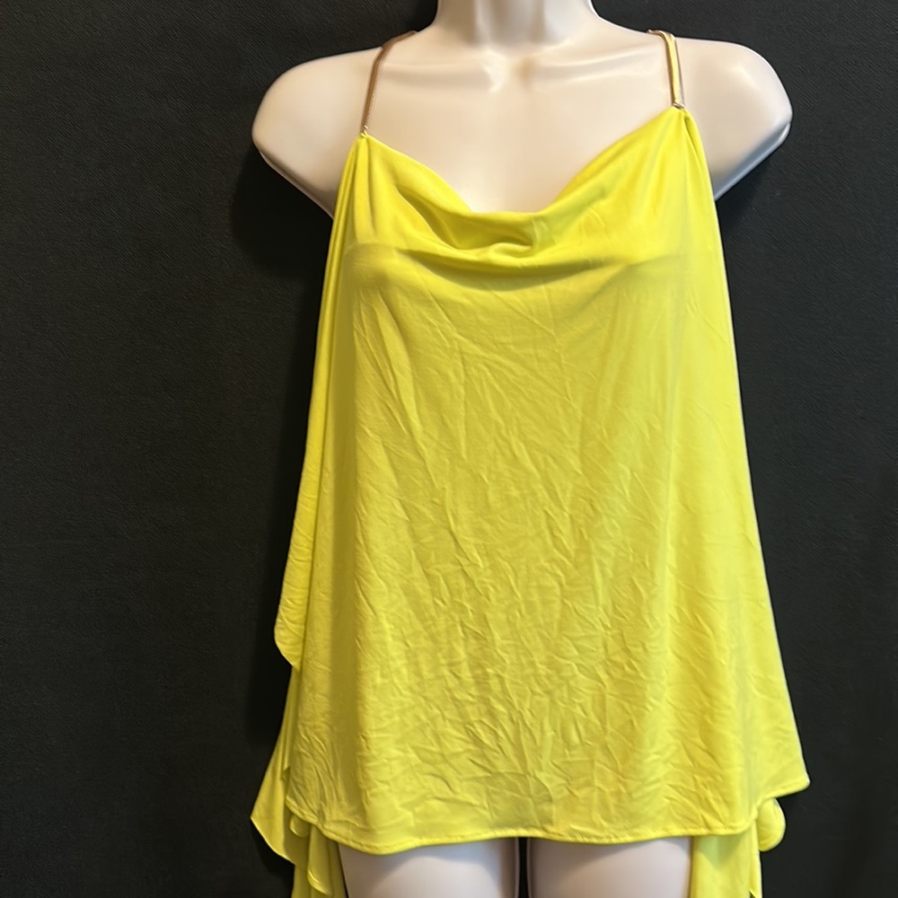 Express Omega Chain Strap Drapey Cami